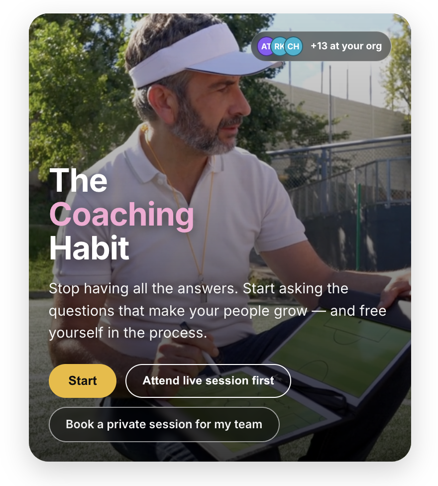 The Coaching Habit